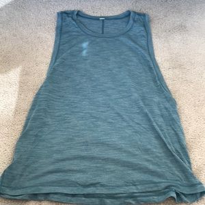 Lululemon ocean blue muscle tank